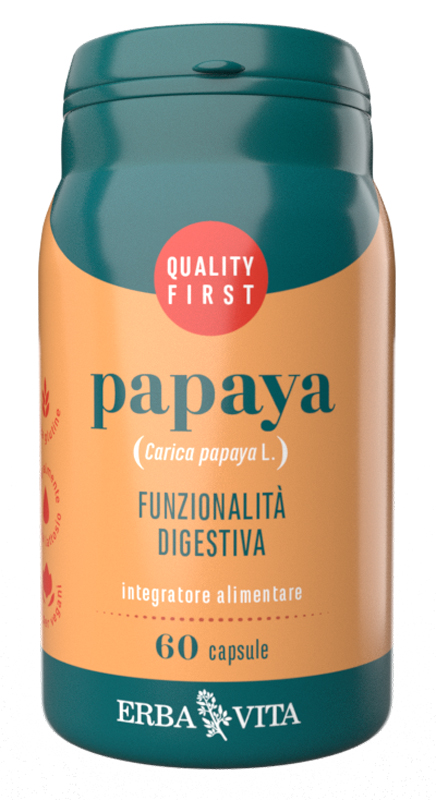 Erba Vita Papaya Integratore per la Digestione 60 Compresse
